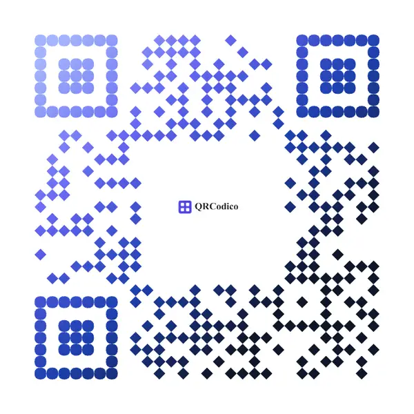Image represent QR Code created by QRCodico
